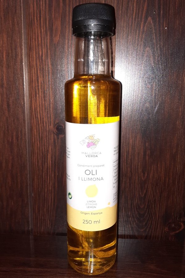 Olivenöl OLI I Llimona Zitrone  Öl 250ml Mallorca Verda